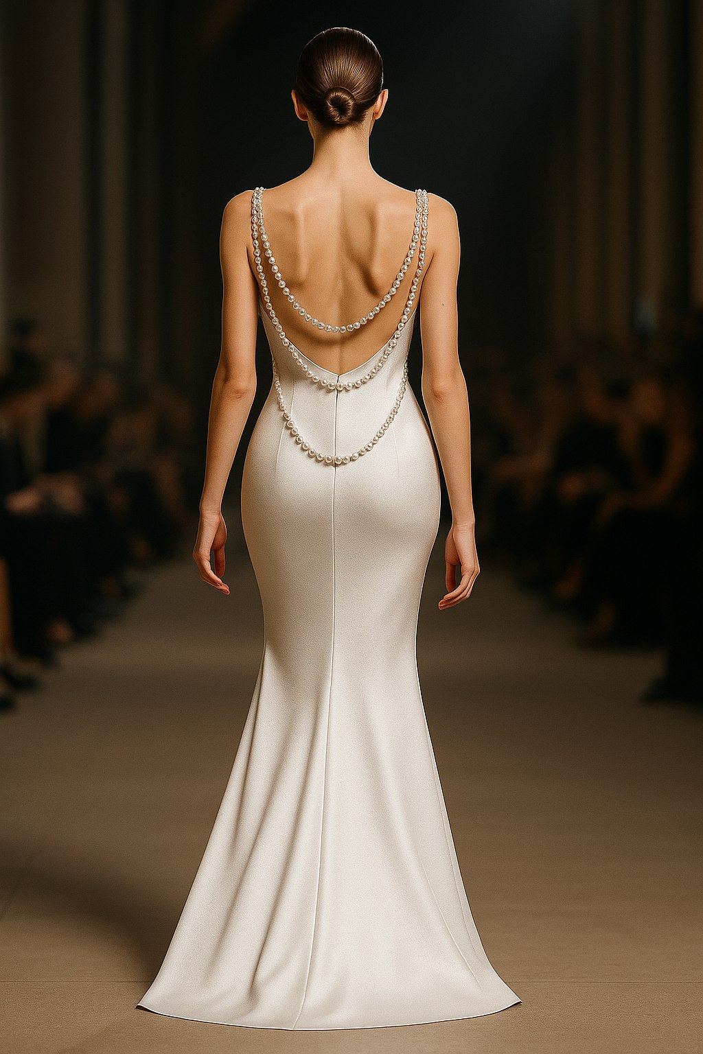 The Bespoke Pearl-Accented Gown by Haus Von Nobel™